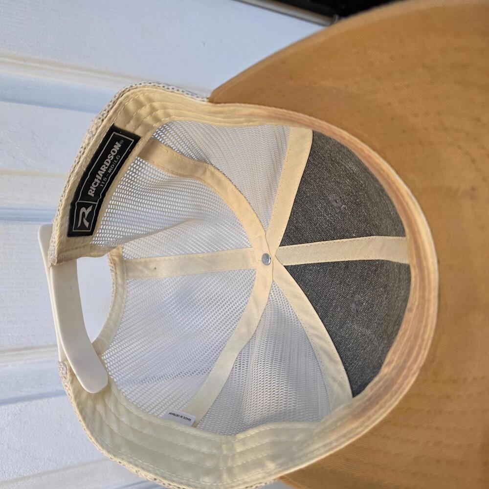 Richardson 115 Mesh Back Baseball Cap with 'All Good in the Woods' Patch - Picture 4 of 6